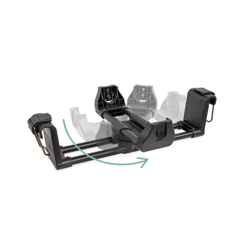 Adaptateur de siège-auto Nuna/Cybex/Maxi-Cosi pour chariot de transport W4