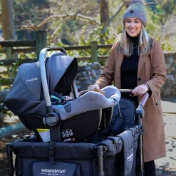 Adaptateur de siège-auto Nuna/Cybex/Maxi-Cosi pour chariot de transport W2
