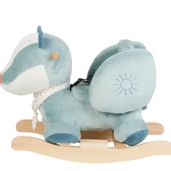 Animal à bascule - Blaireau Felix - Bleu poudré