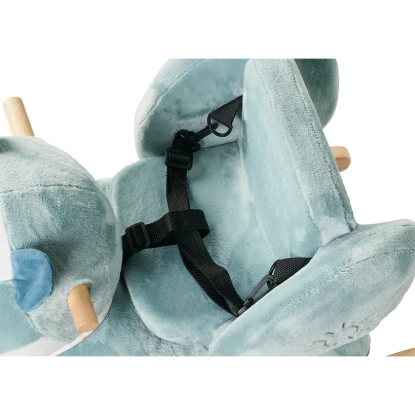 Animal à bascule - Blaireau Felix - Bleu poudré