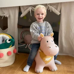 Animal sauteur gonflable - Hippo