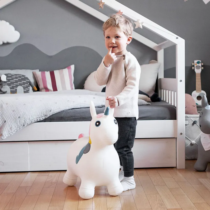 Animal sauteur gonflable - Licorne