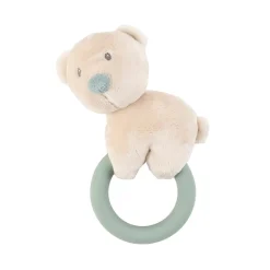 Anneau de dentition et hochet Roméo l'ours polaire
