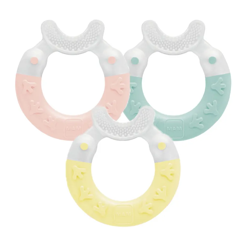 Anneau de dentition nettoyant Croc'brosse - Coloris aléatoire