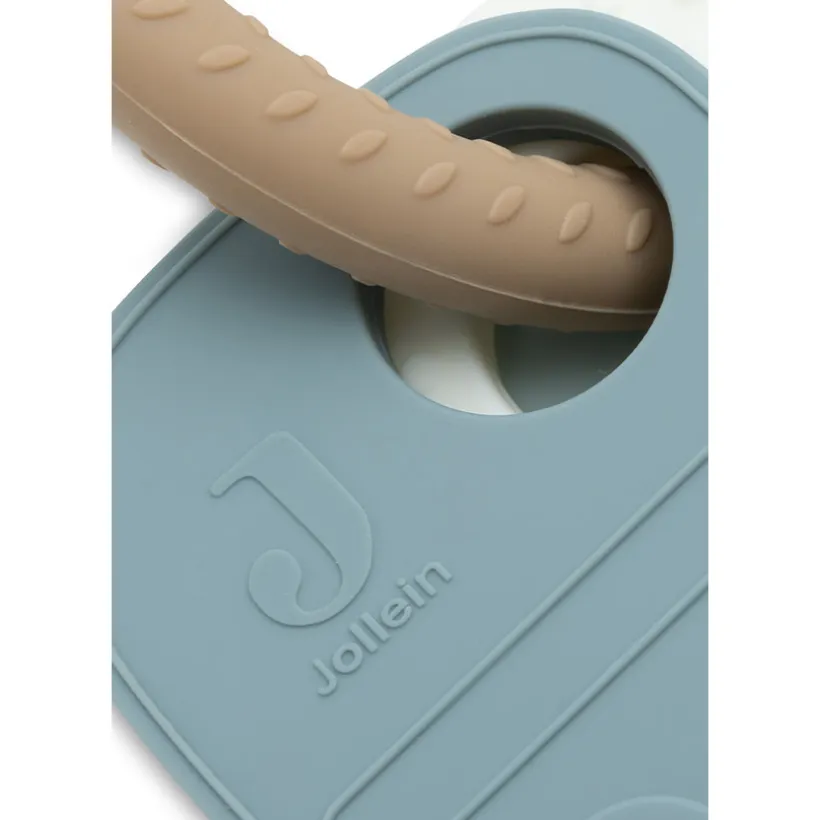 Anneau de dentition porte-clé On The Go Bleu