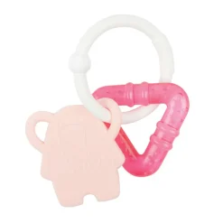 Anneau de dentition réfrigérant en silicone - Rose