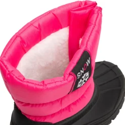 Après-ski à col matelassé et coque caoutchouc pour fille