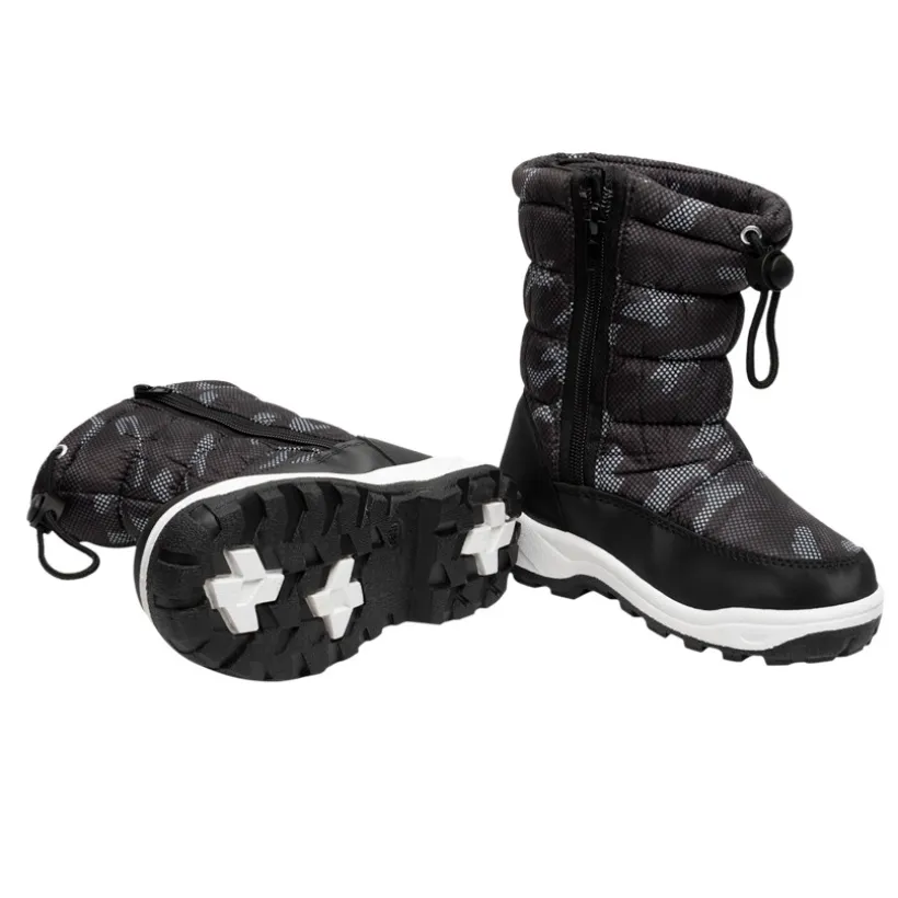 Après-Ski à coque et motif camouflage pour enfant garçon