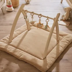 Arche d'éveil pliable en bois coloris naturel