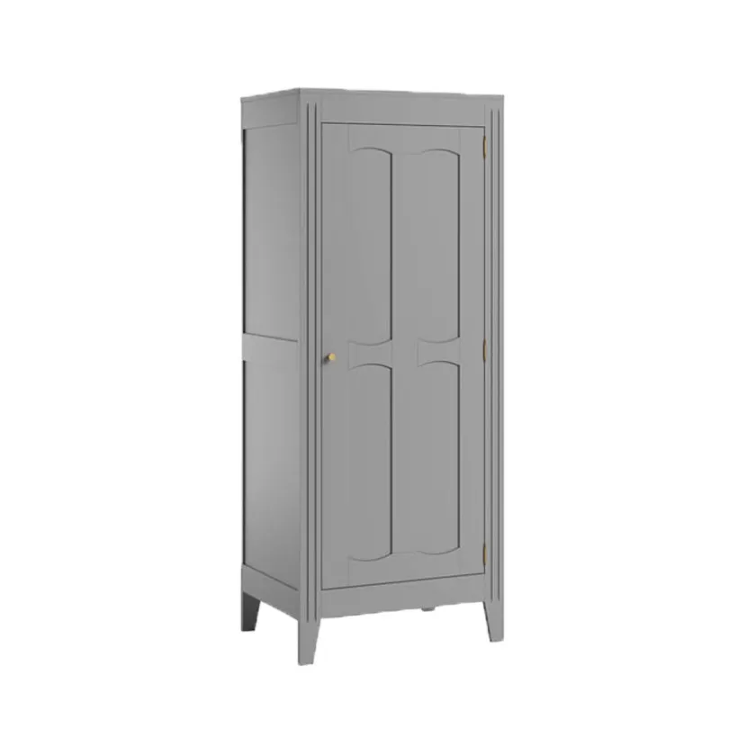 Armoire 1 porte Milenne - Gris clair