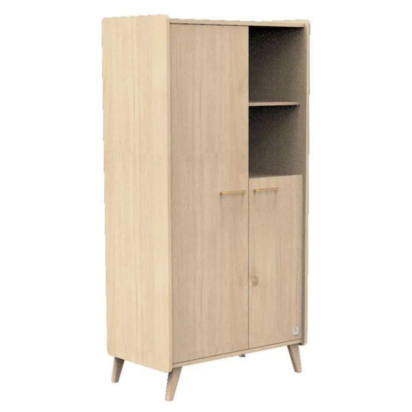 Armoire 2 portes Arty - Chêne Suave
