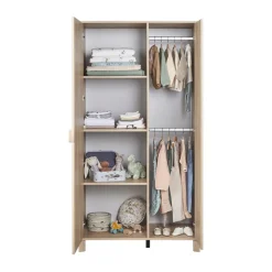 Armoire à 2 portes Calypso chêne du bocage