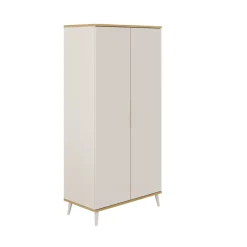 Armoire 2-portes Hazel Cashmere Beige / Chêne montana