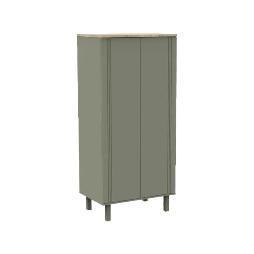 Armoire 2 portes Éléonore - Kaki