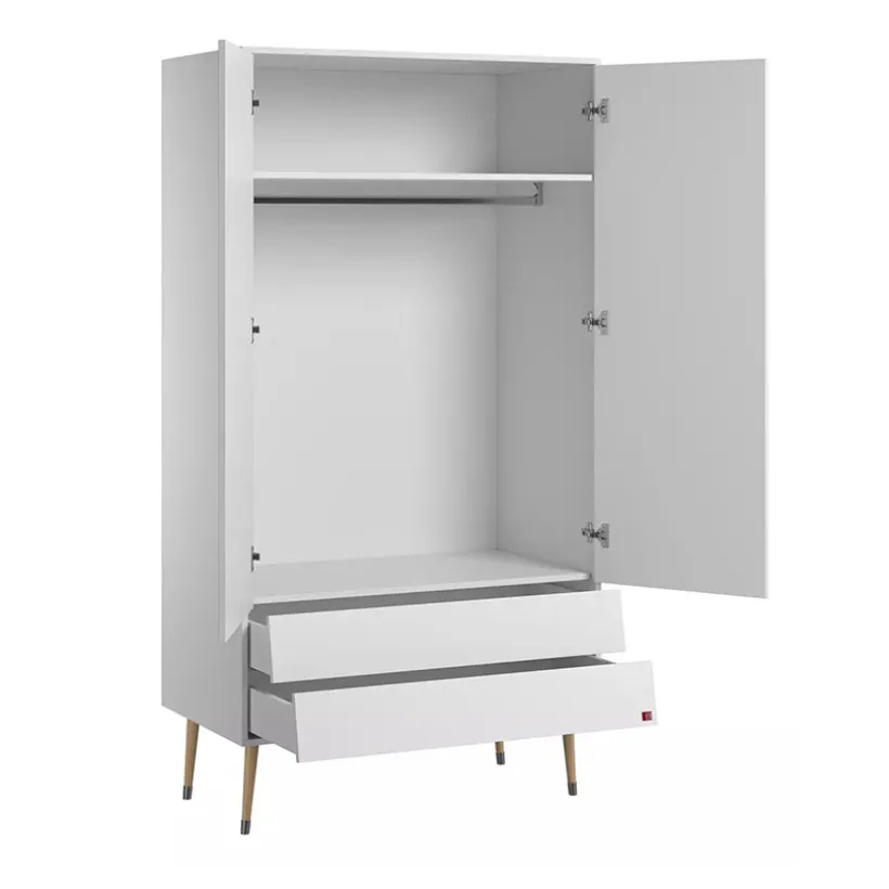 Armoire 2 portes New Bosque - Blanc