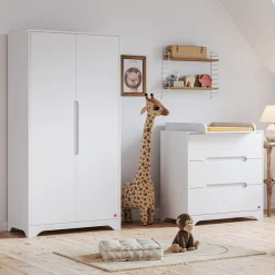 Armoire à 2 portes Ova blanc