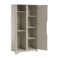 Armoire à 2 portes Ova gris-beige