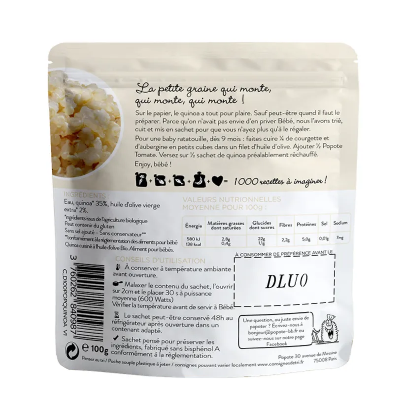 Assiette au quinoa - 100g