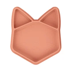 Assiette compartimentée en silicone ISY PLATE - Renard
