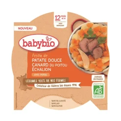 Assiette de patate douce et canard échalion 230g