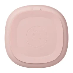 Assiettes avec ventouse et couvercle en silicone Blush