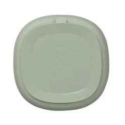 Assiette silicone compartimentée avec ventouse et couvercle sage
