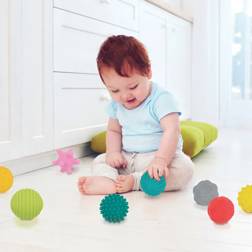 Assortiment de 8 balles sensorielles