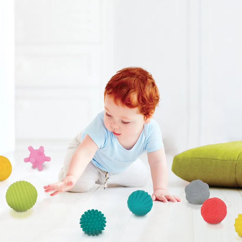Assortiment de 8 balles sensorielles