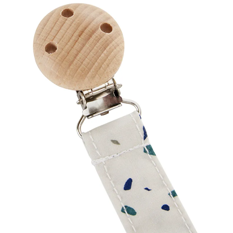 Attache-sucette à clip en bois Graphique