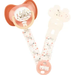 Attache-sucette à clip Lapin