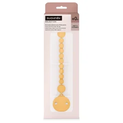 Attache-sucette Colour Essence en silicone Moutarde