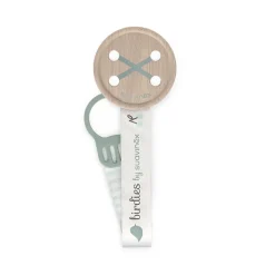 Attache-sucette ruban Birdies vert