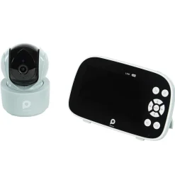 Babyphone vidéo Ojo avec caméra rotative vert d'eau
