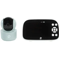 Babyphone vidéo Ojo avec caméra rotative vert d'eau
