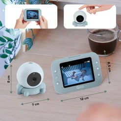 Babyphone vidéo Yoo Roll avec écran sans fil