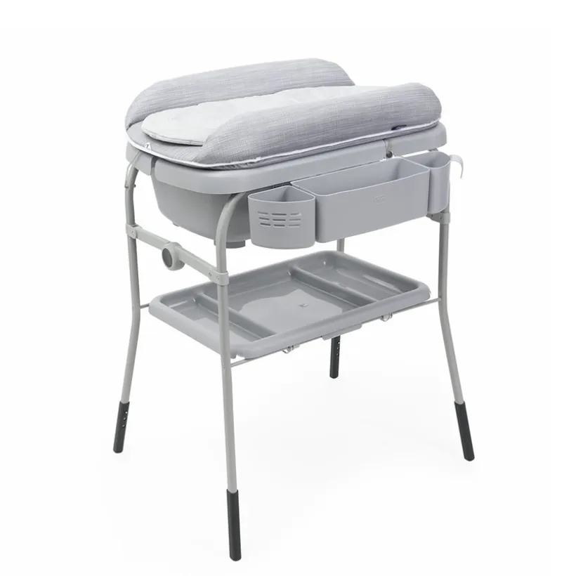 Baignoire avec table de change Cuddle & Bubble grey melange