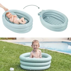 Baignoire gonflable évolutive Aquadots - Bleu