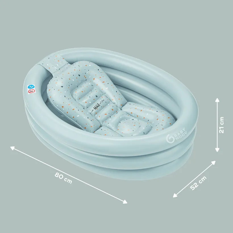 Baignoire gonflable évolutive Aquadots - Bleu