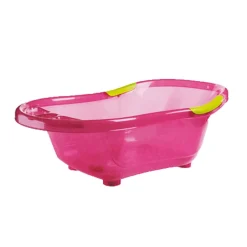 Baignoire translucide - rose pailleté
