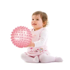 Balle sensorielle à picots rose