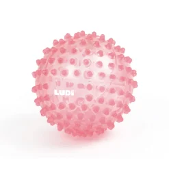Balle sensorielle à picots rose