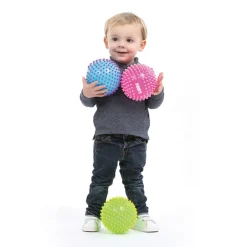 Balle sensorielle unie à picots (coloris aléatoire)