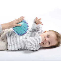 Balle sensorielle unie à picots (coloris aléatoire)