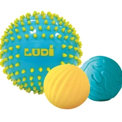 3 Balles sensorielles - Bleu