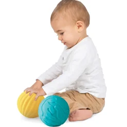 3 Balles sensorielles - Bleu