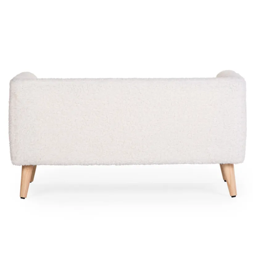 Banc pour enfant Teddy blanc