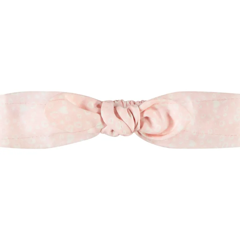 Bandeau effet noué imprimé fantaisie pour bébé fille