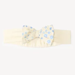 Bandeau à nœud imprimé fleuri pour bébé fille