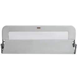 Barrière de lit avec filet et poche 120cm gris