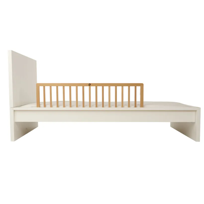 Barrière de lit en bois de hêtre 120 x 40 cm